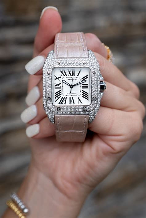 cartier his and hers watches|cartier santos watch price list.